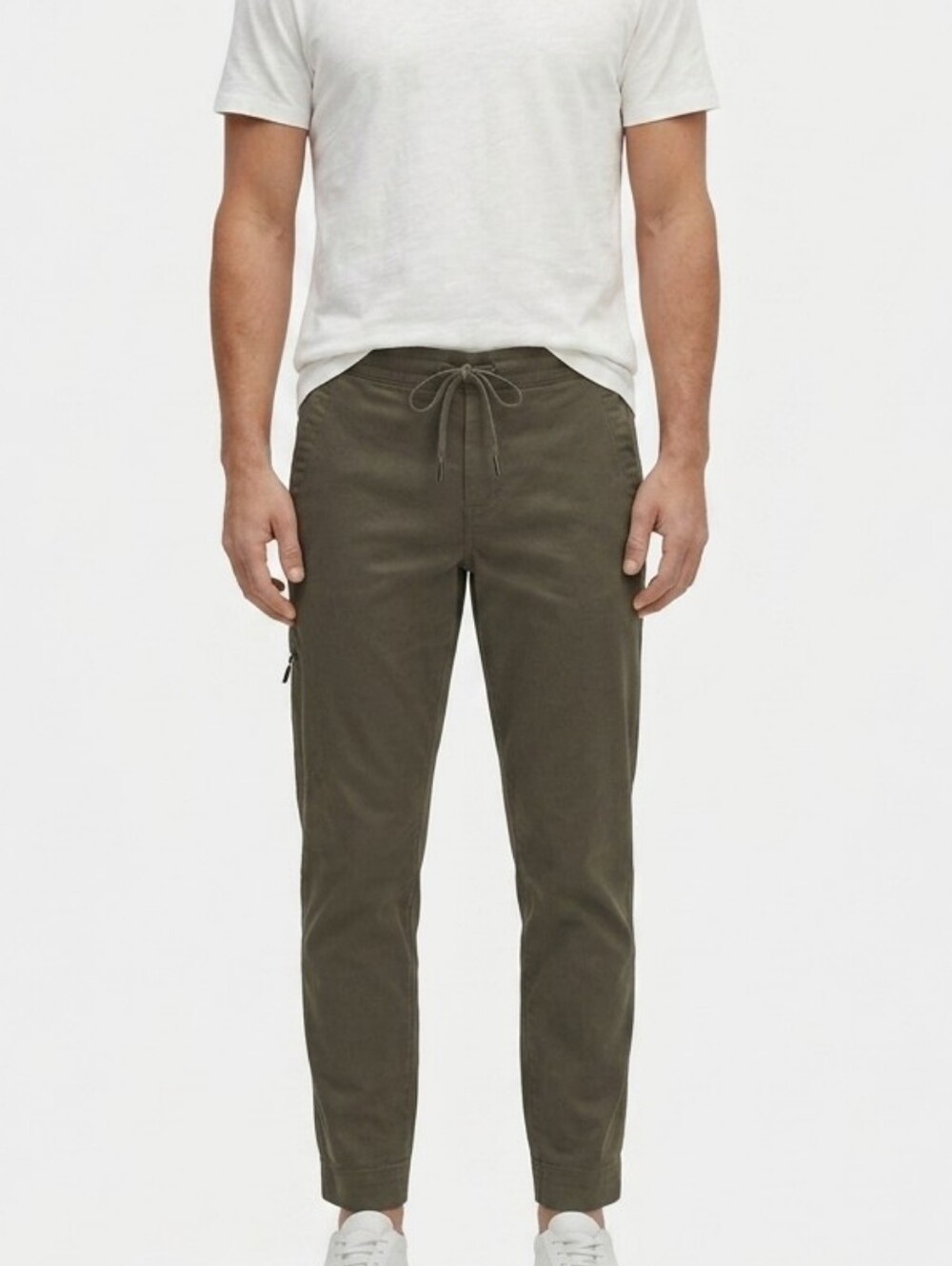 Patagonia Mens Twill Traveler Pants Green S Drawstring Joggers Organic Cotton